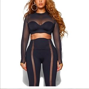 Ivy park mesh crop top size XS. BRAND NEW WITH TAGS!